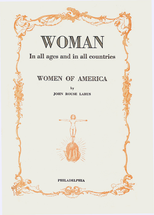 WOMAN In All Ages and In All Countries, America., Vol. 4.